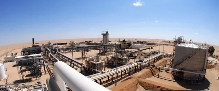 The largest oilfield in Libya Sharara 